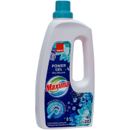 Detergent gel concentrat pentru rufe Sano Maxima Blue Blossom, 20 spalari, 1 litru
